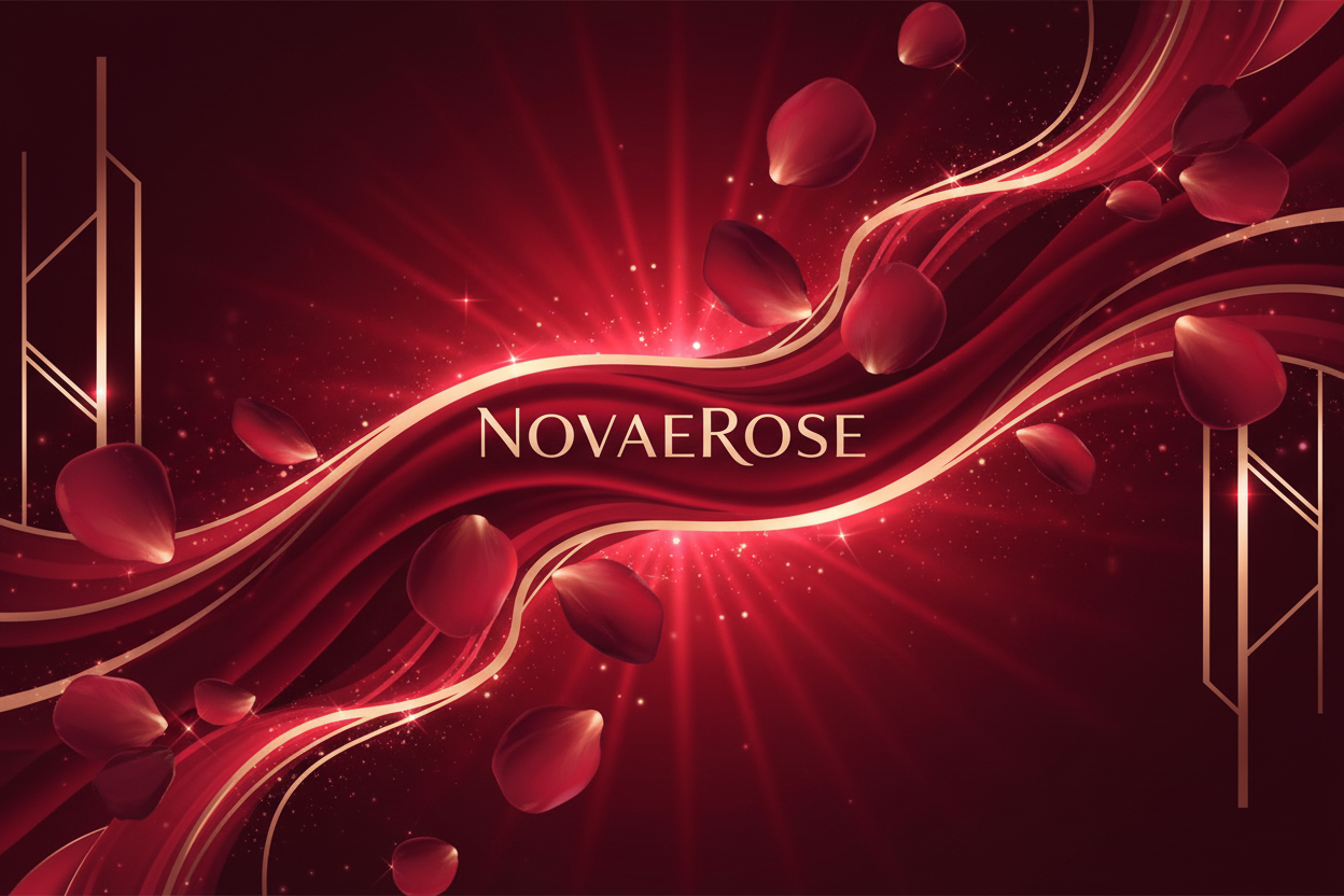 Bannière NovaeRose - Rouge